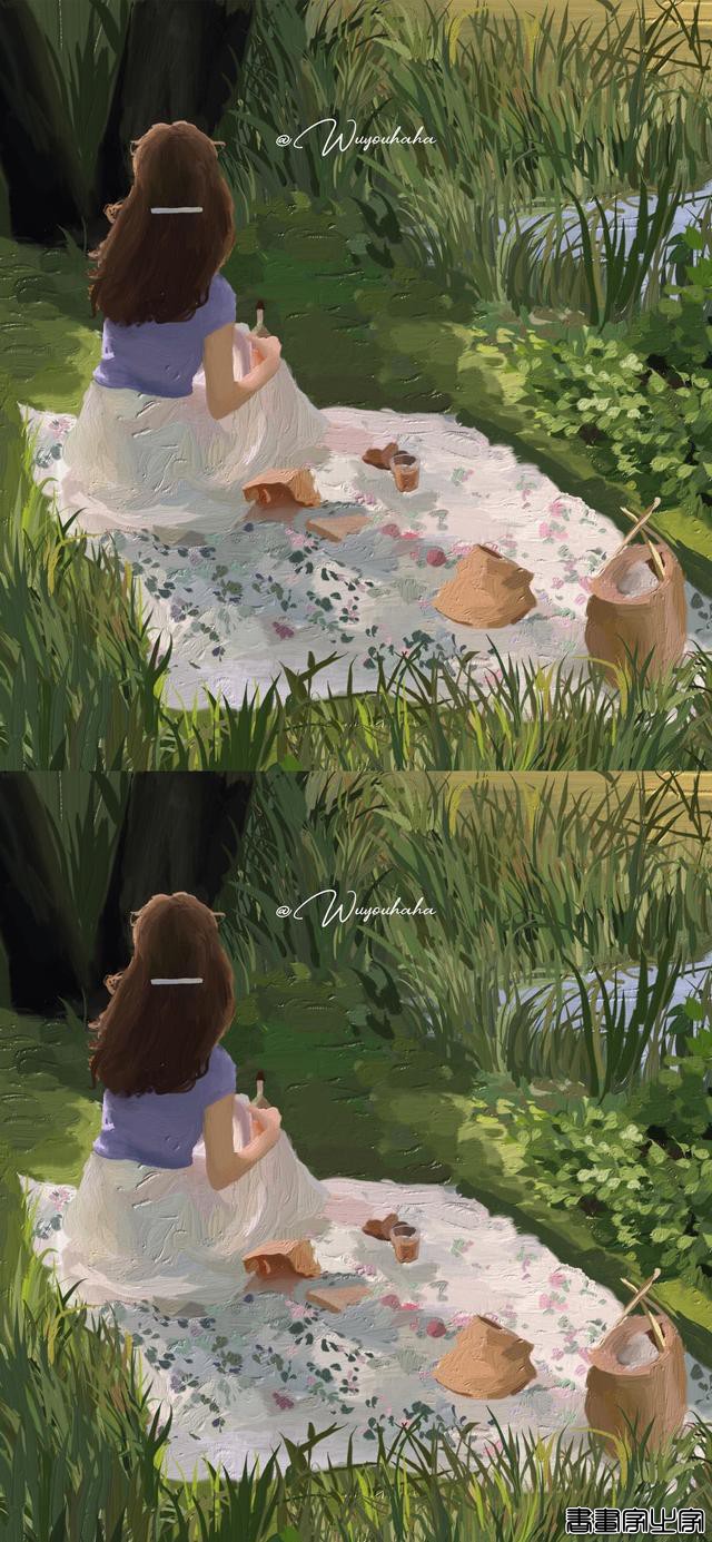 超级超级温柔的油画风插画壁纸，太治愈了-19.jpg