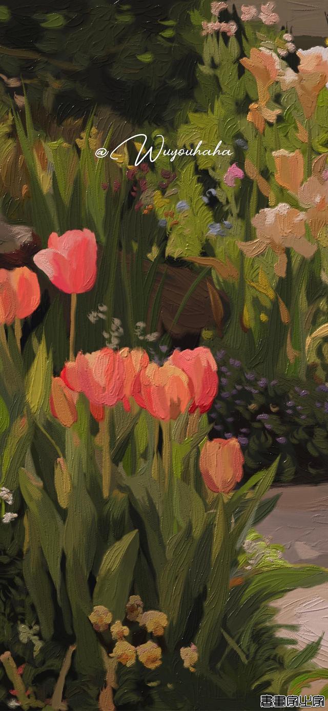 超级超级温柔的油画风插画壁纸，太治愈了-21.jpg