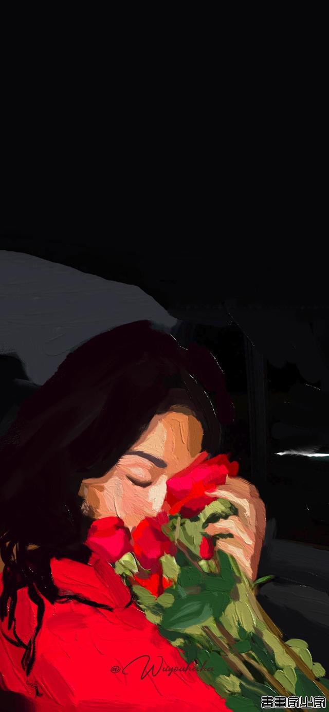 超级超级温柔的油画风插画壁纸，太治愈了-26.jpg