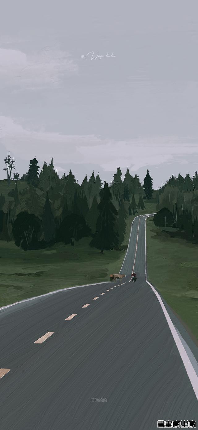 超级超级温柔的油画风插画壁纸，太治愈了-28.jpg