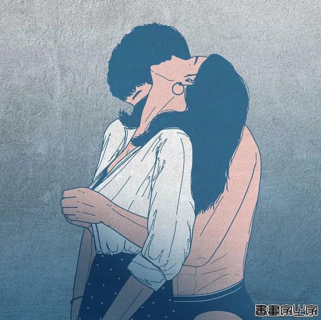 韩国插画师笔下的超甜“狗粮”，引起21万粉丝面红耳赤，看完害羞-12.jpg