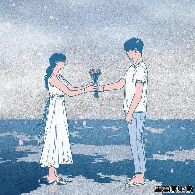 韩国插画师笔下的超甜“狗粮”，引起21万粉丝面红耳赤，看完害羞-16.jpg
