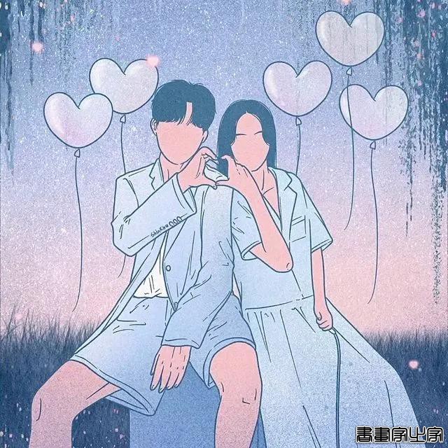 韩国插画师笔下的超甜“狗粮”，引起21万粉丝面红耳赤，看完害羞-22.jpg