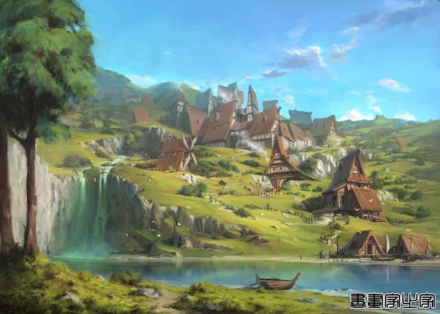 一组高质量场景插画作品欣赏！题材多样画技十分成熟-11.jpg
