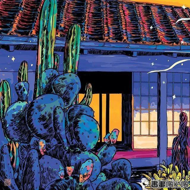 插画丨充满迷幻色彩的插图，用不同版本的色调变化和着色在笔下诞生了无数大胆细腻的女性角色-9.jpg
