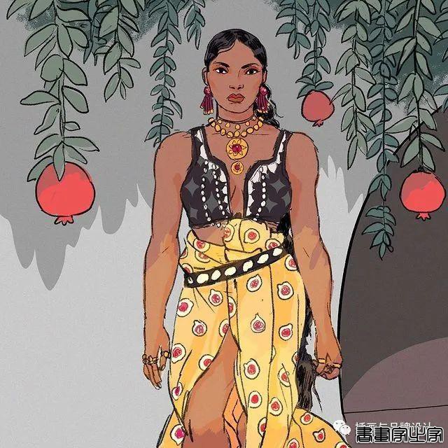 插画丨充满迷幻色彩的插图，用不同版本的色调变化和着色在笔下诞生了无数大胆细腻的女性角色-11.jpg