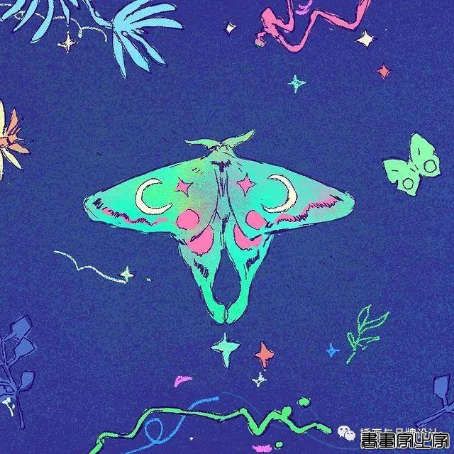 插画丨充满迷幻色彩的插图，用不同版本的色调变化和着色在笔下诞生了无数大胆细腻的女性角色-20.jpg