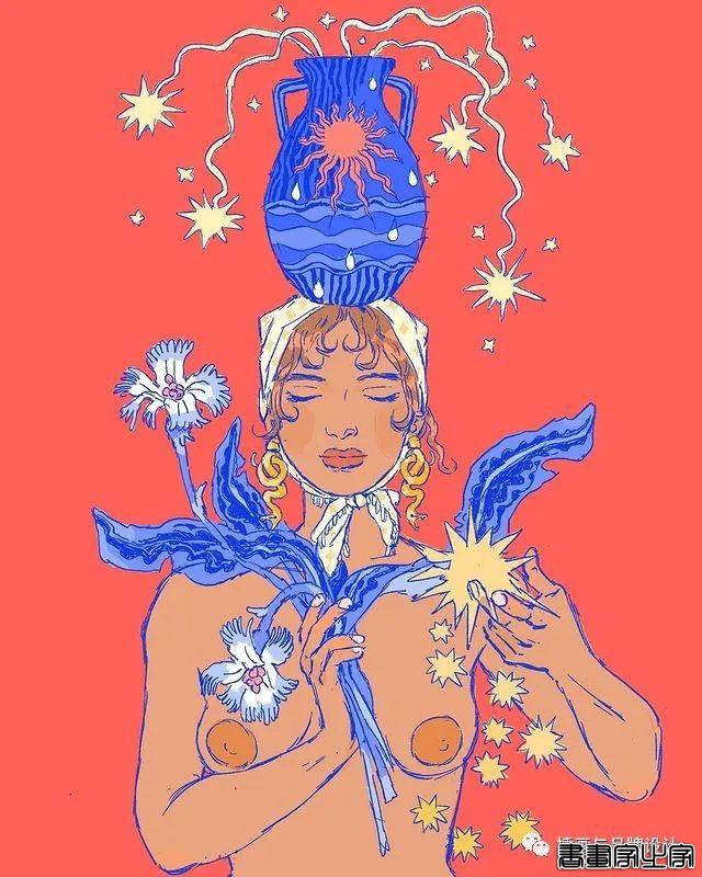 插画丨充满迷幻色彩的插图，用不同版本的色调变化和着色在笔下诞生了无数大胆细腻的女性角色-25.jpg