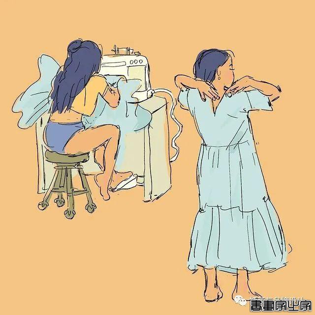插画丨充满迷幻色彩的插图，用不同版本的色调变化和着色在笔下诞生了无数大胆细腻的女性角色-30.jpg