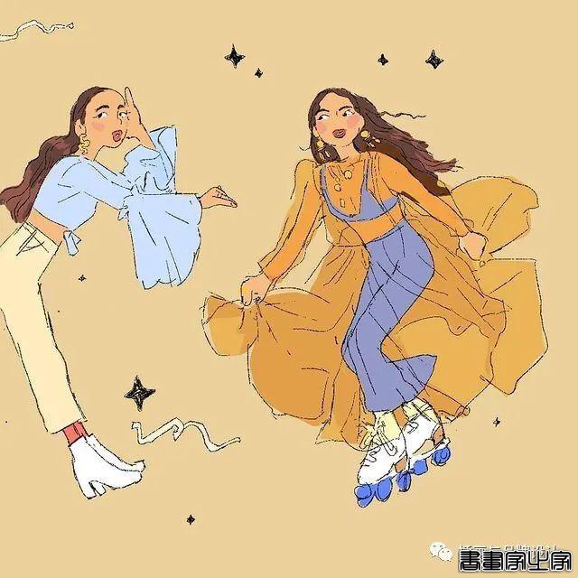 插画丨充满迷幻色彩的插图，用不同版本的色调变化和着色在笔下诞生了无数大胆细腻的女性角色-35.jpg
