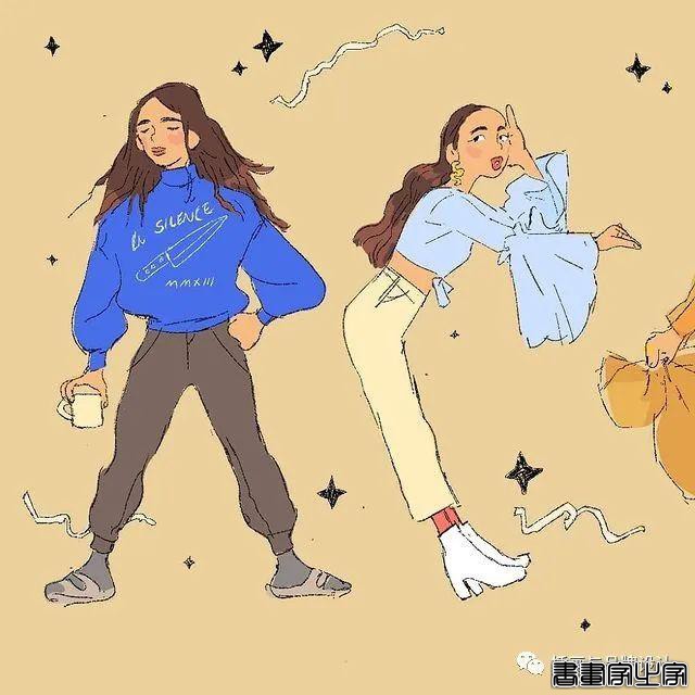 插画丨充满迷幻色彩的插图，用不同版本的色调变化和着色在笔下诞生了无数大胆细腻的女性角色-34.jpg