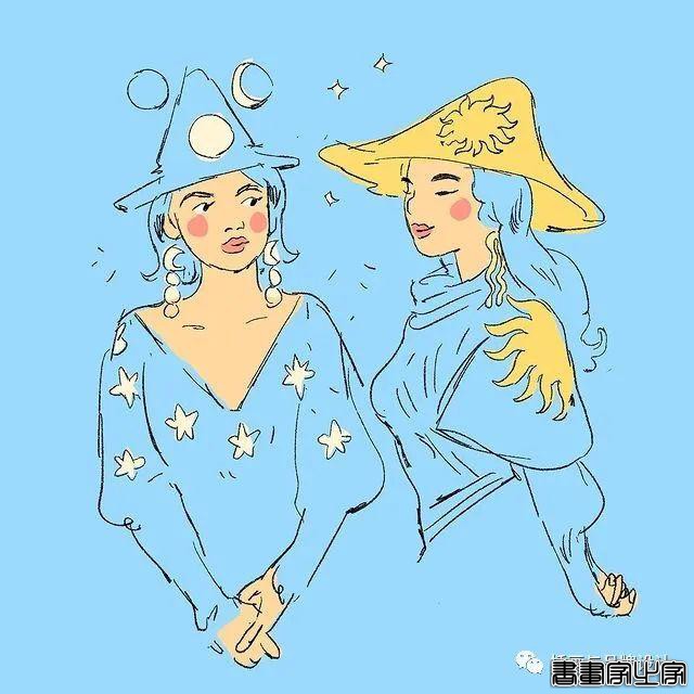 插画丨充满迷幻色彩的插图，用不同版本的色调变化和着色在笔下诞生了无数大胆细腻的女性角色-39.jpg