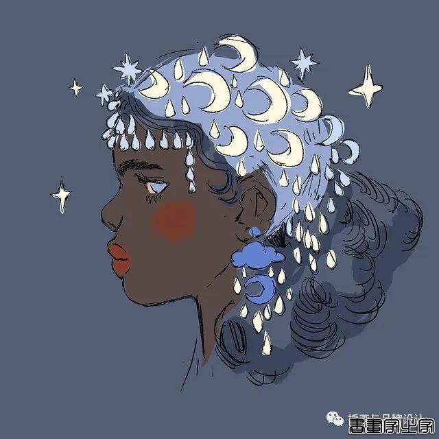 插画丨充满迷幻色彩的插图，用不同版本的色调变化和着色在笔下诞生了无数大胆细腻的女性角色-44.jpg