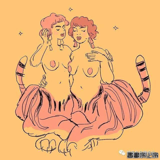 插画丨充满迷幻色彩的插图，用不同版本的色调变化和着色在笔下诞生了无数大胆细腻的女性角色-48.jpg