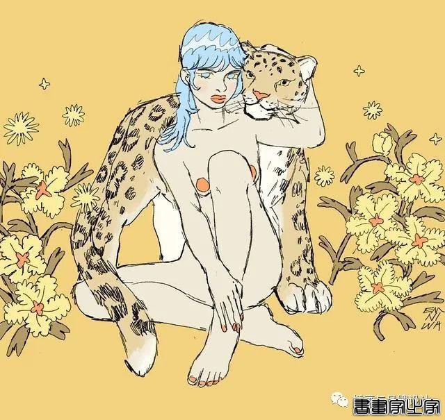 插画丨充满迷幻色彩的插图，用不同版本的色调变化和着色在笔下诞生了无数大胆细腻的女性角色-72.jpg