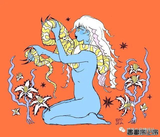 插画丨充满迷幻色彩的插图，用不同版本的色调变化和着色在笔下诞生了无数大胆细腻的女性角色-71.jpg
