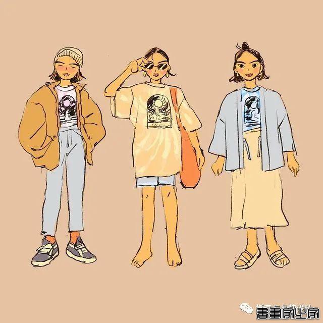 插画丨充满迷幻色彩的插图，用不同版本的色调变化和着色在笔下诞生了无数大胆细腻的女性角色-74.jpg