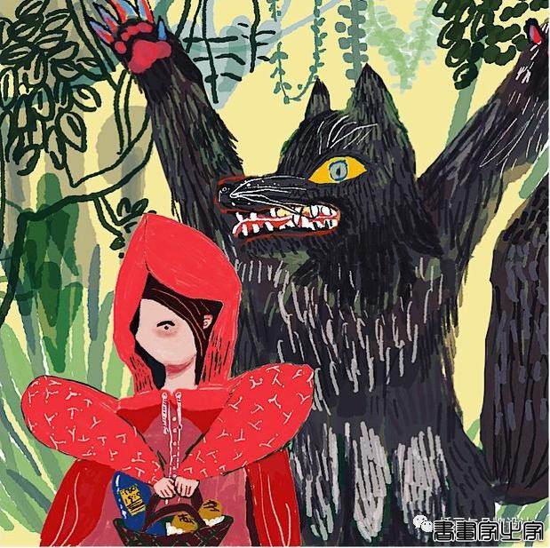 插画丨诗情画意的拼贴插图，细腻的肌理，夸张自由的线条，别具一格的人物角色-21.jpg