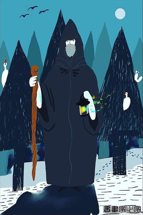 插画丨诗情画意的拼贴插图，细腻的肌理，夸张自由的线条，别具一格的人物角色-26.jpg