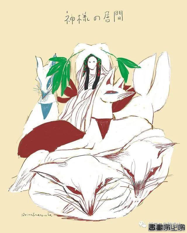 插画丨诗情画意的拼贴插图，细腻的肌理，夸张自由的线条，别具一格的人物角色-36.jpg