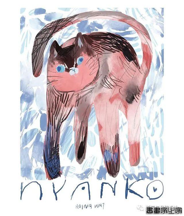 插画丨诗情画意的拼贴插图，细腻的肌理，夸张自由的线条，别具一格的人物角色-46.jpg