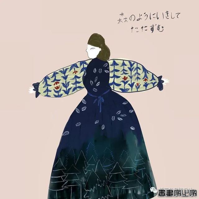 插画丨诗情画意的拼贴插图，细腻的肌理，夸张自由的线条，别具一格的人物角色-50.jpg