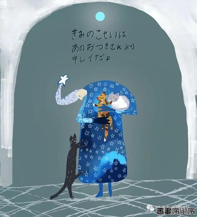 插画丨诗情画意的拼贴插图，细腻的肌理，夸张自由的线条，别具一格的人物角色-53.jpg