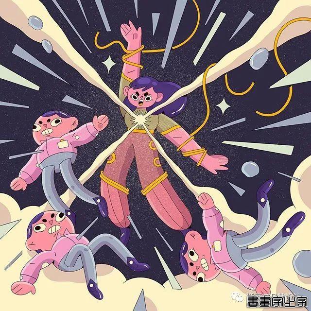 插画丨扁平活力的日常脑洞，生活在她手中变得奇幻又有趣-29.jpg