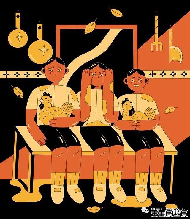插画丨扁平活力的日常脑洞，生活在她手中变得奇幻又有趣-35.jpg