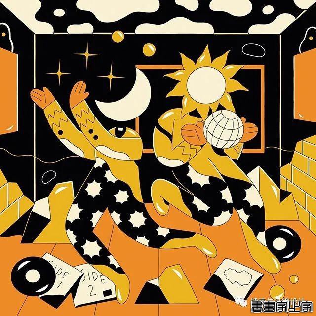 插画丨扁平活力的日常脑洞，生活在她手中变得奇幻又有趣-33.jpg