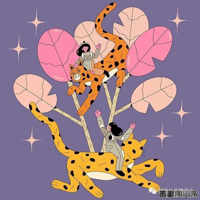 插画丨扁平活力的日常脑洞，生活在她手中变得奇幻又有趣-36.jpg
