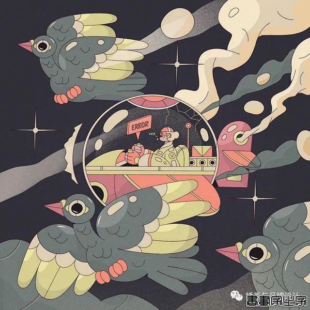 插画丨扁平活力的日常脑洞，生活在她手中变得奇幻又有趣-42.jpg