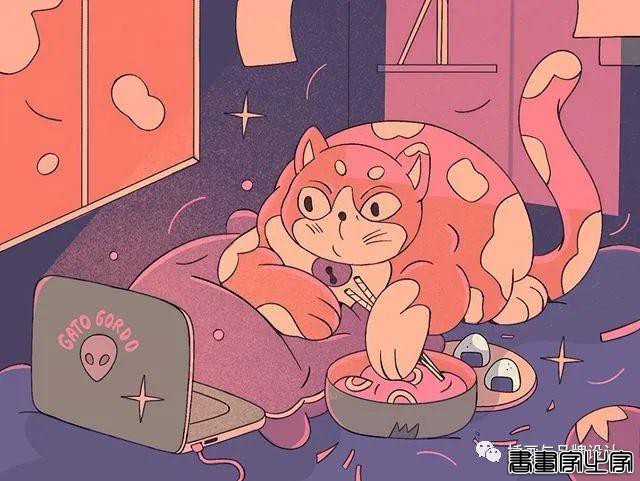 插画丨扁平活力的日常脑洞，生活在她手中变得奇幻又有趣-39.jpg