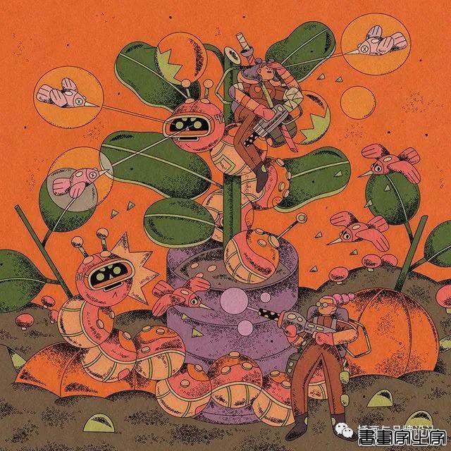 插画丨扁平活力的日常脑洞，生活在她手中变得奇幻又有趣-43.jpg