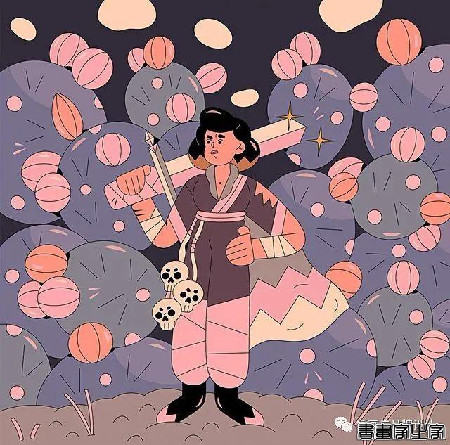 插画丨扁平活力的日常脑洞，生活在她手中变得奇幻又有趣-46.jpg