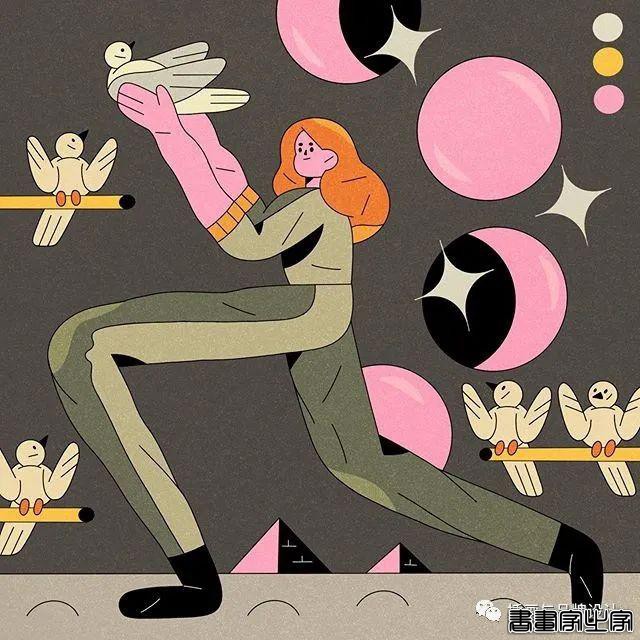 插画丨扁平活力的日常脑洞，生活在她手中变得奇幻又有趣-47.jpg