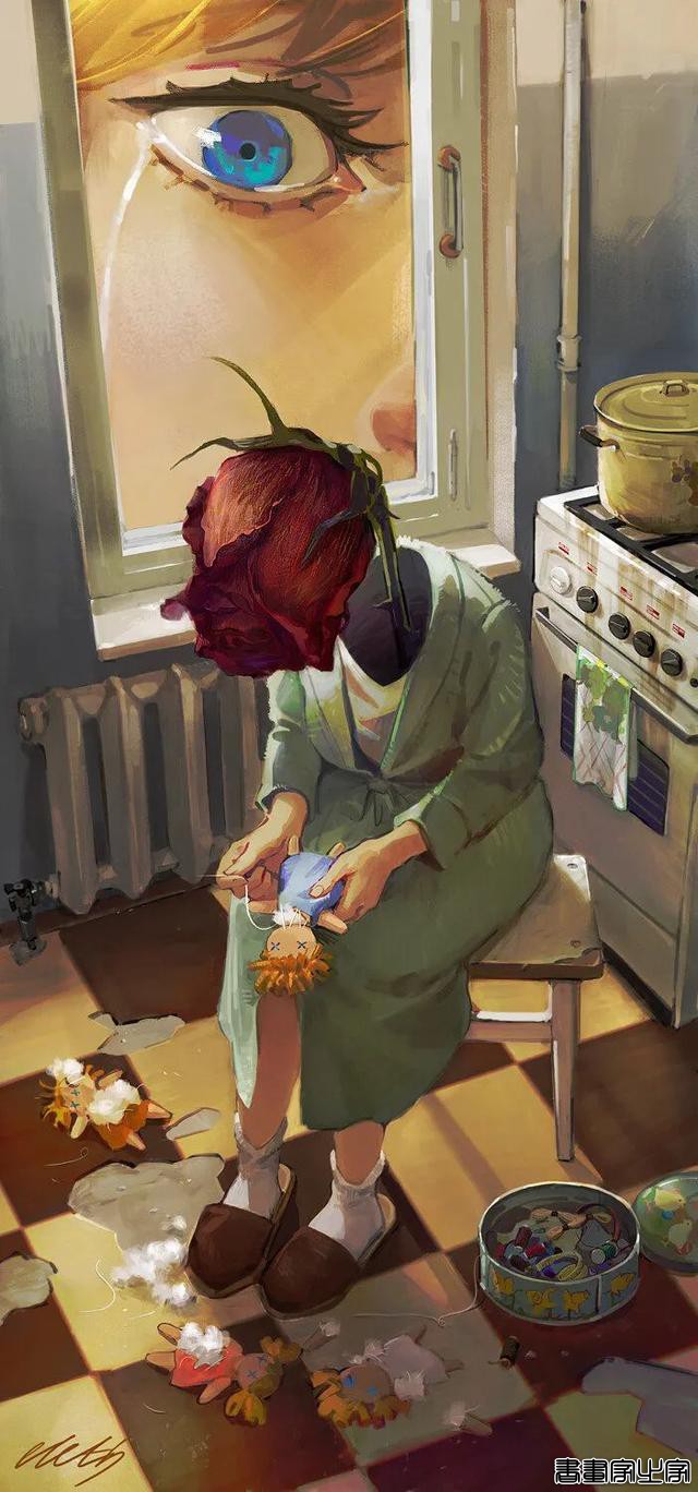 俄罗斯插画师 Julia Zhuravleva 笔下诙谐幽默的超现实梦幻插画作品-7.jpg