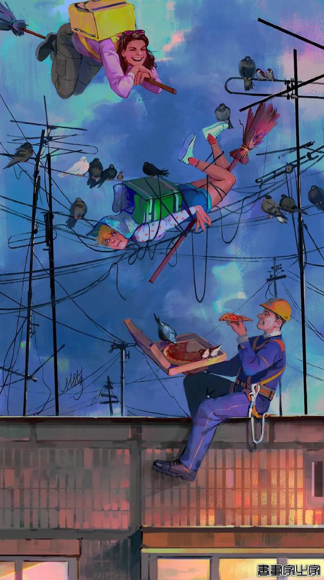 俄罗斯插画师 Julia Zhuravleva 笔下诙谐幽默的超现实梦幻插画作品-10.jpg