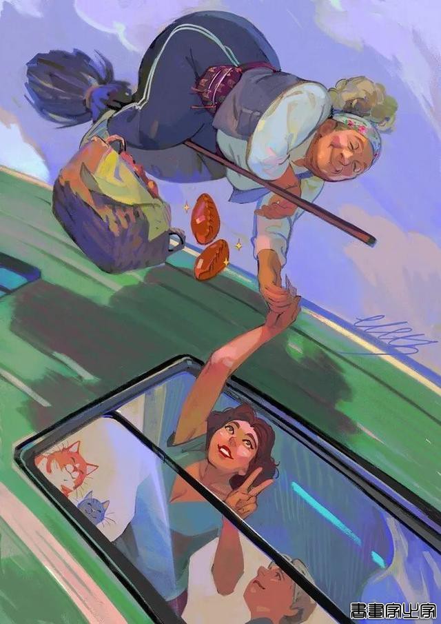 俄罗斯插画师 Julia Zhuravleva 笔下诙谐幽默的超现实梦幻插画作品-14.jpg