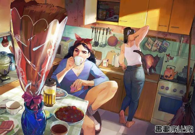 俄罗斯插画师 Julia Zhuravleva 笔下诙谐幽默的超现实梦幻插画作品-15.jpg