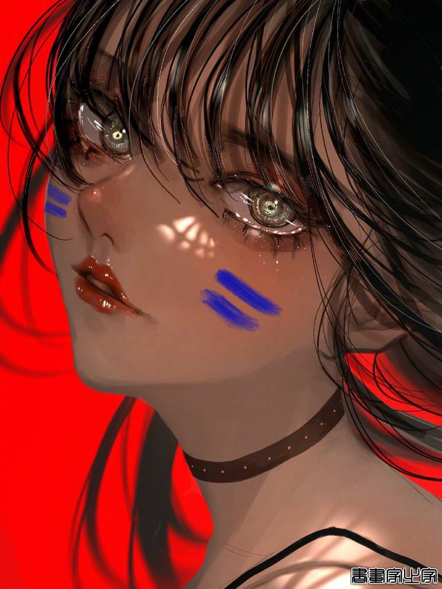 「插画」哦天，这画风让我觉得我恋爱了-4.jpg