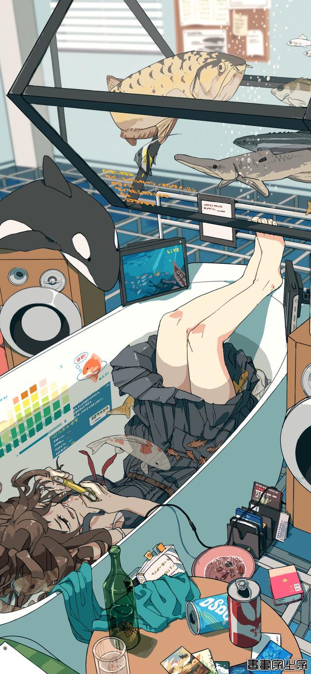 超级治愈的插画壁纸，要好好生活呀-11.jpg