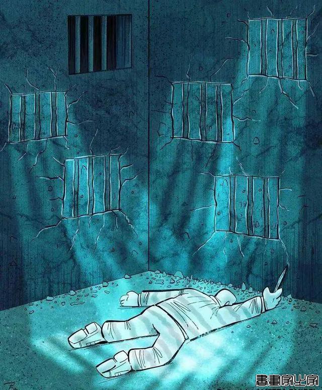 40岁伊朗插画家，创作讽刺人性的插画，震撼无数人-17.jpg
