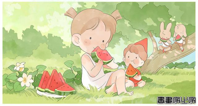 小清新治愈插画，美好的夏天-4.jpg