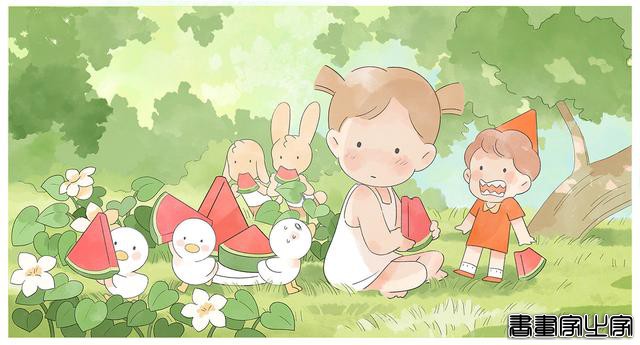 小清新治愈插画，美好的夏天-6.jpg