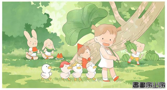 小清新治愈插画，美好的夏天-8.jpg