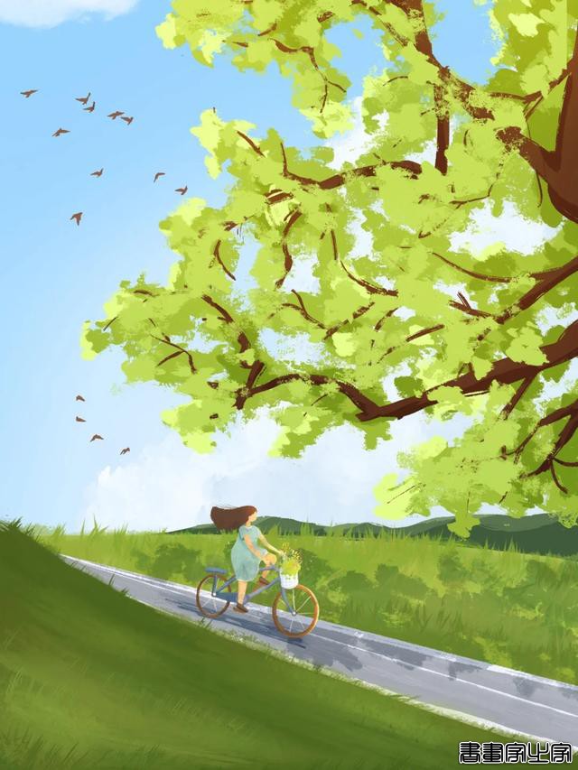 美好治愈系朋友圈背景图，小清新插画-4.jpg