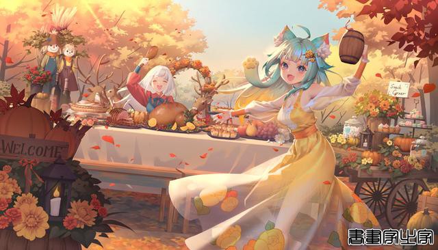 清新明亮的色彩插画，让人仿佛置身于异世界的旅途-4.jpg