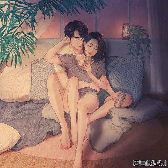 美女画师虐哭70万网友，笔下情侣插画让人脸红，谈个恋爱这么刺激-23.jpg