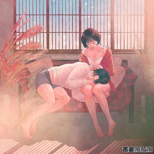 美女画师虐哭70万网友，笔下情侣插画让人脸红，谈个恋爱这么刺激-21.jpg